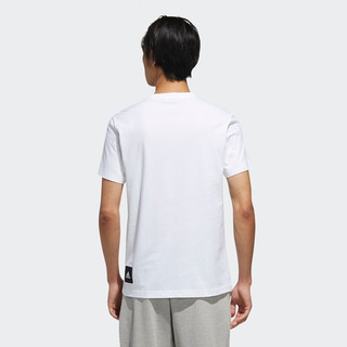 adidas 阿迪达斯 SS TEE TAPE 男子运动T恤 DZ2212 白色 XXXL