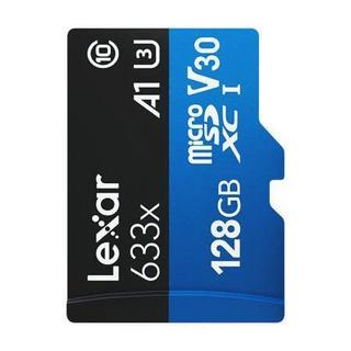 Lexar 雷克沙 633x Micro-SD存储卡 128GB（UHS-I、V30、U3、A1）