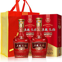 WULIANGYE 五粮液 五粮头曲 醇品 52%vol 浓香型白酒 500ml*2瓶 礼盒装