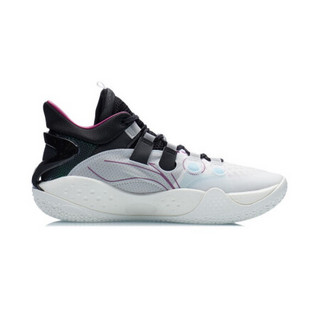 LI-NING 李宁 音速9 Low 男子篮球鞋 ABAR039-1 标准白/黑色 41.5