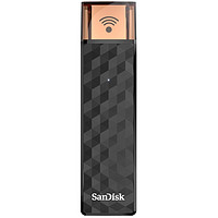 SanDisk 闪迪 欢欣畅享无线产品系列 SDWS4 USB 2.0 固态U盘 黑色 64GB USB