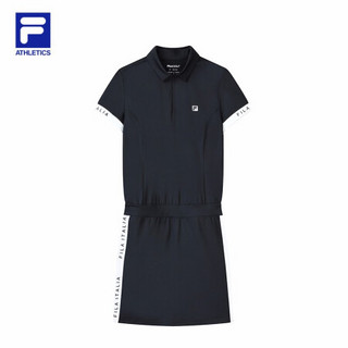 FILA ATHLETICS斐乐女子连衣裙2021年夏秋季新款连衣裙 传奇蓝-NV 170/88A/L