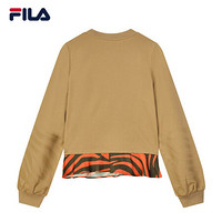 FILA X 3.1PHILLIP LIM斐乐官方女子套头卫衣2021秋季新款针织衫 鞣质棕-BG 180/96A/XXL