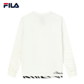 FILA X 3.1PHILLIP LIM斐乐官方男子套头卫衣 2021秋季新款针织衫 雪白-WT 170/92A/M