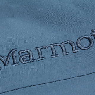 Marmot/土拨鼠秋冬运动防风舒适单层冲锋衣男户外 玄铁灰1132 XL 欧码偏大