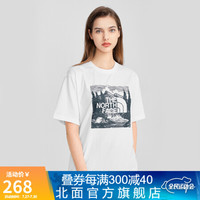 TheNorthFace北面短袖T恤情侣款户外透气上新|7QRB FN4/白色 XS