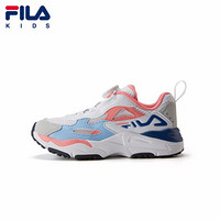 FILA KIDS斐乐童鞋女童运动鞋2021年夏季新款中大童儿童复古跑鞋 粉红/斐乐白-PW 39码/内长24.5cm