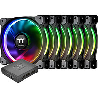 Thermaltake 曜越 Riing Plus 12 RGB 120mm 机箱散热风扇 5个装