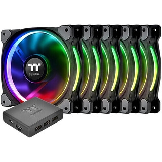 Thermaltake 曜越 Riing Plus 12 RGB 120mm 机箱散热风扇 5个装