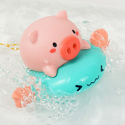 KIDNOAM 衾美 卡通小猪骑飞鱼游泳喷水戏水玩具   2只装