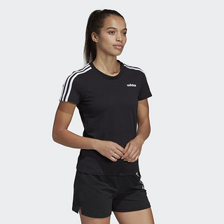 ADIDAS 阿迪达斯 W E 3S SLIM TEE 女子运动T恤 DP2362