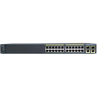 CISCO 思科 WS-C2960+24LC-S 24口百兆二层交换机