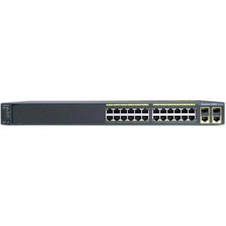 CISCO 思科 WS-C2960+24LC-S 24口百兆二层交换机