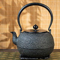 XIQUE 稀雀 ·日本金清堂失蜡法铸造经典平丸型铁壶 烧水壶
