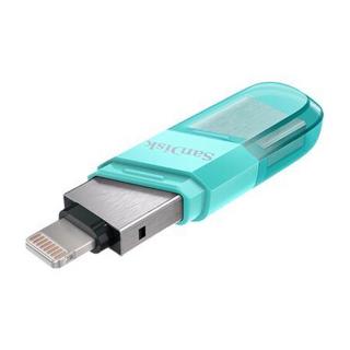 SanDisk 闪迪 欣享豆蔻系列 iXPand USB3.1 U盘 绿色 128GB Lightning/USB-A