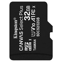 加码补贴：Kingston 金士顿 SDCS2系列 Micro-SD存储卡 32GB+2.0读卡器