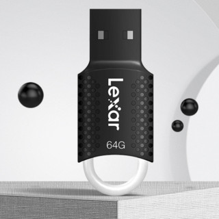 Lexar 雷克沙 LJDV40-64GAB USB 2.0 U盘 黑色 64GB USB