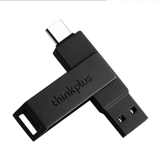 thinkplus ThinkPad 思考本 X121 USB 3.1 U盘 黑色 256GB USB/Type-C双口
