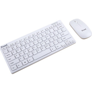 iFound W6226 无线键鼠套装 白色