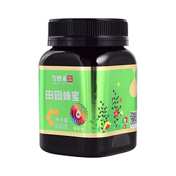 等蜂来 田园百花蜂蜜 500g