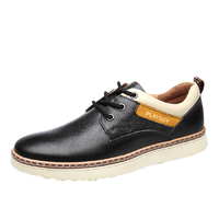 PLAYBOY 花花公子 男士休闲皮鞋 DS65110 黑色 39