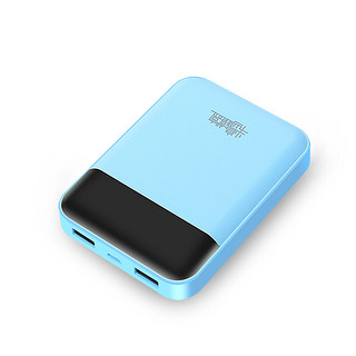 PADO 半岛铁盒 U106 移动电源 天空蓝 10000mAh Type-C micro usb 10W快充