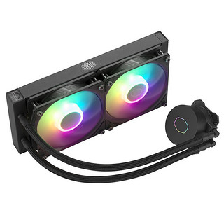 COOLER MASTER 酷冷至尊 冰神B240 240mm 一体式水冷散热器 ARGB +INTEL 英特尔 酷睿i5-11400F CPU CPU散热器套装