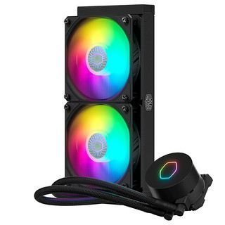 COOLER MASTER 酷冷至尊 冰神B240 240mm 一体式水冷散热器 ARGB +INTEL 英特尔 酷睿i5-11400F CPU CPU散热器套装