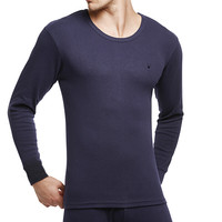 PLAYBOY 花花公子 男士秋衣秋裤 藏青 XXL