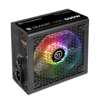 Thermaltake 曜越 S5 RGB MATX机箱 含电源 500W 黑色