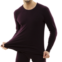 PLAYBOY 花花公子 男士秋衣秋裤 紫色 L