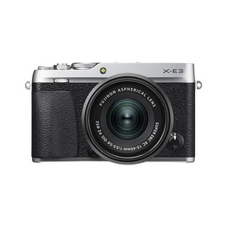 FUJIFILM 富士 X-E3 APS-C画幅 微单相机 银色 SUPER EBC XC 15-45mm F3.5 OIS PZ 变焦镜头 单头套机