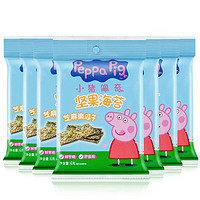 Peppa Pig 小猪佩奇 芝麻南瓜子坚果海苔 6g*7袋