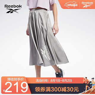 Reebok 锐步 运动经典CL W SKIRT女子半身裙裙子 GJ4946_灰咖色 A/L