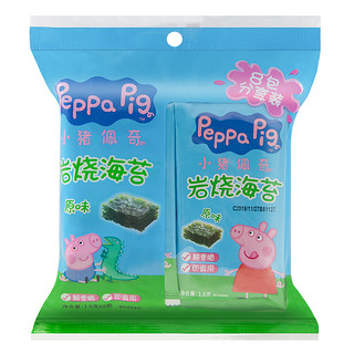 Peppa Pig 小猪佩奇 岩烧海苔 原味 1.6g*8袋