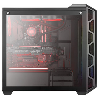 酷冷至尊 CoolerMaster)MasterCase H500中塔主机机箱(ATX主板/双20cmARGB风扇/0.7mm板材/360水冷/长显卡)