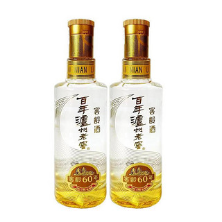 泸州老窖 窖龄酒 窖龄60年 小酒2020版 52%vol 浓香型白酒 100ml*2瓶 品鉴装