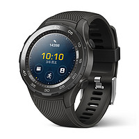 HUAWEI 华为 LEO-BX9 智能手表 45mm 碳晶黑 硅胶表带 碳晶黑（GPS、心率）