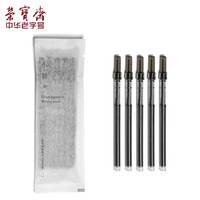 荣宝斋毛笔 自来水毛笔 文房四宝国画书法李小平大师亲制便携不蘸墨小管便携签字笔礼盒 小管-入门款墨囊（5支装）