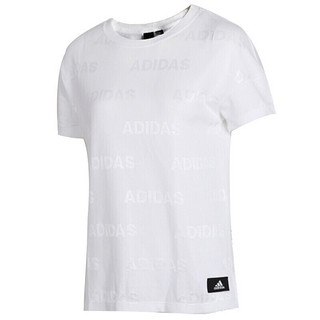 adidas 阿迪达斯 GFX TEE KNIT 女子运动T恤 FK3518