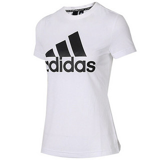 adidas 阿迪达斯 W MH BOS TEE 女子运动T恤 DZ0013 白色 M