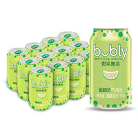 pepsi 百事 bubly微笑趣泡 0糖0卡0脂 气泡水 蜜柚味