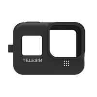 TELESIN GoPro8硅胶套hero8配件硅胶保护套机身保护防磕保护壳 黑色