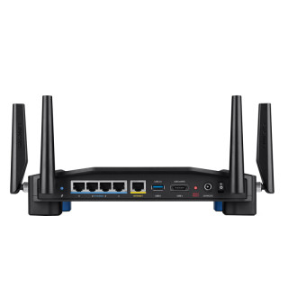 LINKSYS 领势 WRT1900ACS 双频1900M 千兆无线路由器 Wi-Fi 5(802.11ac)单个装 蓝色