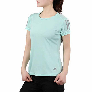 adidas 阿迪达斯 OWN THE RUN TEE 女子运动T恤 DQ2634 清澈薄荷绿 M