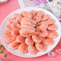 PLUS会员：浓鲜时光 北极虾腹籽甜虾 90-120/kg 净重4.3斤