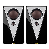 PLUS会员：HiVi 惠威 T200MKII 2.0声道 桌面 HiFi蓝牙音箱 黑色