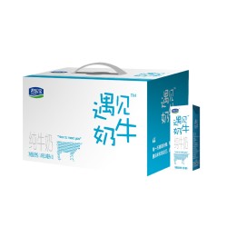 JUNLEBAO 君乐宝 遇见奶牛纯牛奶 250ml*12盒