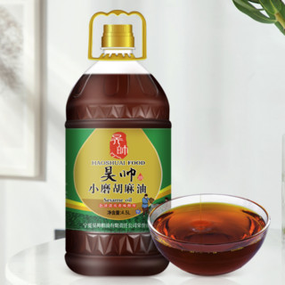 HaoShuai 昊帅 小磨胡麻油 4.5L