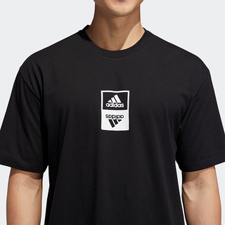 adidas 阿迪达斯 ONETEAM AMP TEE 男子运动T恤 ED8292 黑色 XS